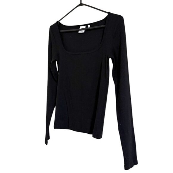 Aritzia TNA HomeStretch™ Rib Squareneck Longsleeve - Picture 5 of 9